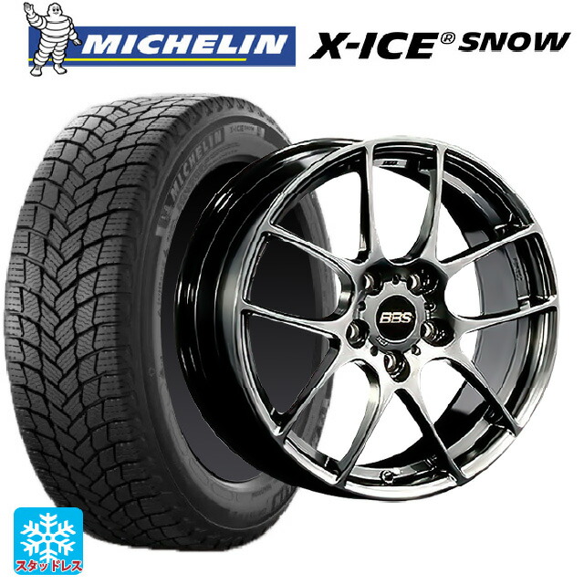 スバル WRX S4(VBH)用 245/40R18 97H XL ミシュラン 正規品 エックスアイス スノー BBS RF DB 新品スタッドレスタイヤホイール 4本セット