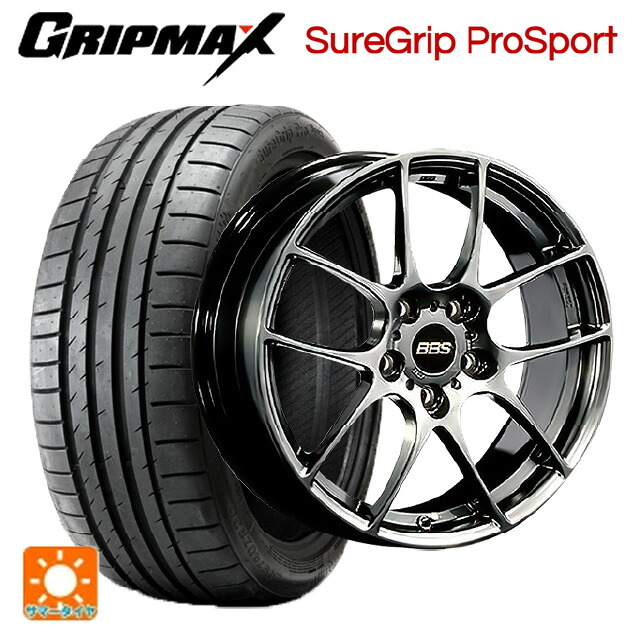 トヨタ ノア(90系)用 215/45R18 93Y XL グリップマックス シュアグリップ プロスポーツ ブラックレター BBS RF DB 新品サマータイヤホイール 4本セット｜タイヤホイール専門店コニシタイヤ