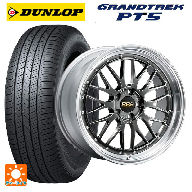 スバル フォレスター(SL系)用 235/50R19 103V ダンロップ グラントレックPT5 BBS LM DB-SLD 新品サマータイヤホイール 4本セット