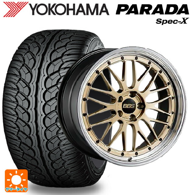 トヨタ bZ4X(11/15系)用 235/60R18 103V ヨコハマ パラダ PA02 BBS LM GL-BKBD 新品サマータイヤホイール 4本セット