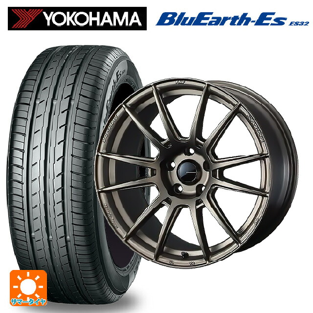 195/60R17 90H ヨコハマ ブルーアースEs ES32 # ウェッズ ウェッズスポーツ SA62R EJ-BRONZE2 17-6.5J 国産車用 サマータイヤホイール4本セット|タイヤホイール専門店コニシタイヤ