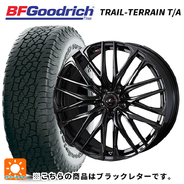 2023年製 235/55R19 105H XL BFグッドリッチ トレイルテレーン T/A ブラックレター 正規品 ウェッズ レオニス SK HYPER BMC 19-8J 国産車用 サマータイヤホイール4本セット