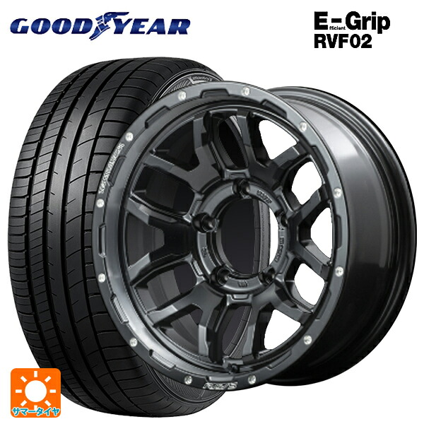 215/65R16 98H グッドイヤー エフィシェントグリップ RVF02 レイズ チームデイトナ F6 ブースト # N1 16-6J 国産車用 サマータイヤホイール4本セット|タイヤホイール専門店コニシタイヤ