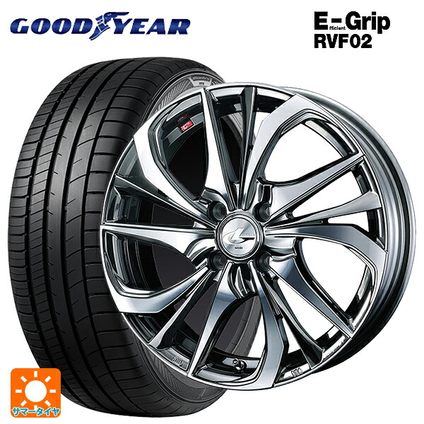 スズキ スイフト(ZC/ZD 13/43/53/83系)用 185/55R16 83V グッドイヤー エフィシェントグリップ RVF02 ウェッズ レオニス TE BMCMC 新品サマータイヤホイール 4本セット