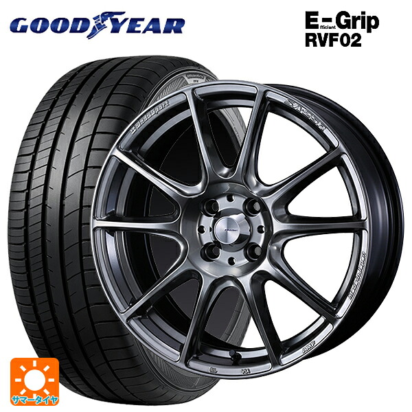 215/60R16 95H グッドイヤー エフィシェントグリップ RVF02 ウェッズ ウェッズスポーツ SA25R PSB 16-6.5J 国産車用 サマータイヤホイール4本セット 182,450円