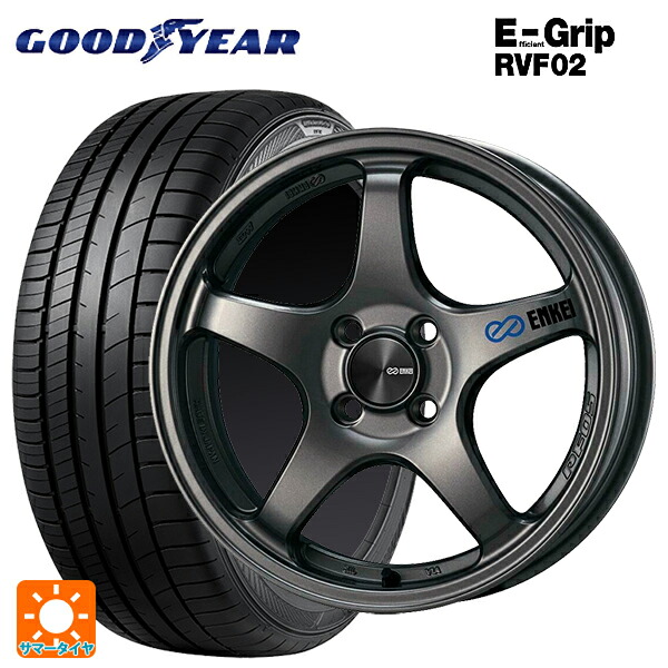 トヨタ タンク(M900系)用 175/55R15 77V グッドイヤー エフィシェントグリップ RVF02 エンケイ パフォーマンスライン PF05 DS 新品サマータイヤホイール 4本セット