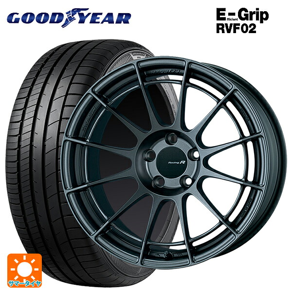 トヨタ ヴォクシー(90系)用 205/55R17 95V XL グッドイヤー エフィシェントグリップ RVF02 エンケイ レーシングレボリューション NT03RR マットダークガンメタリック 新品サマータイヤホイール 4本セット｜タイヤホイール専門店コニシタイヤ 124,610円
