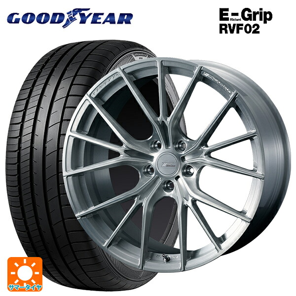 トヨタ アルファード(30系)用 235/50R18 101W XL グッドイヤー エフィシェントグリップ RVF02 ウェッズ エフゼロ FZ-1 BRUSHED 新品サマータイヤホイール 4本セット