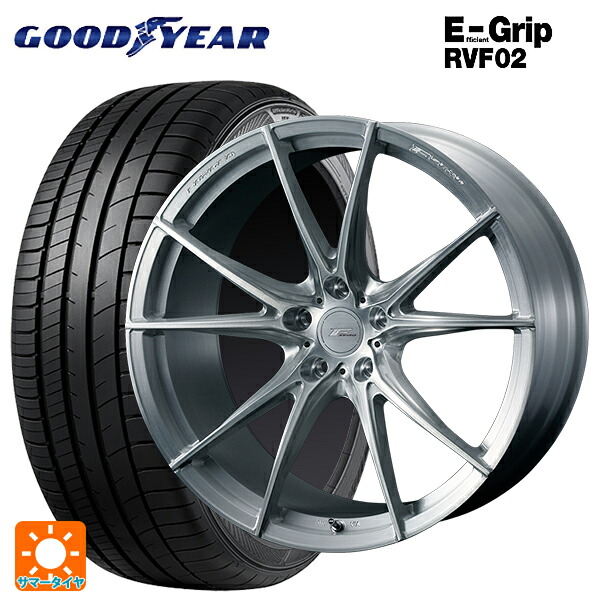 215/45R18 93W XL グッドイヤー エフィシェントグリップ RVF02 ウェッズ エフゼロ FZ-2 BRUSHED 18-7.5J 国産車用 サマータイヤホイール4本セット｜タイヤホイール専門店コニシタイヤ