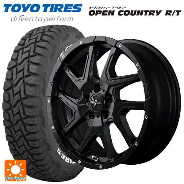225/60R18 100Q トーヨー オープンカントリー RT ホワイトレター エムアイディー ナイトロパワーデリンジャー セミグロスブラック/フランジピアスドリルド 18-7J 国産車用 サマータイヤホイール4本セット 136,945円