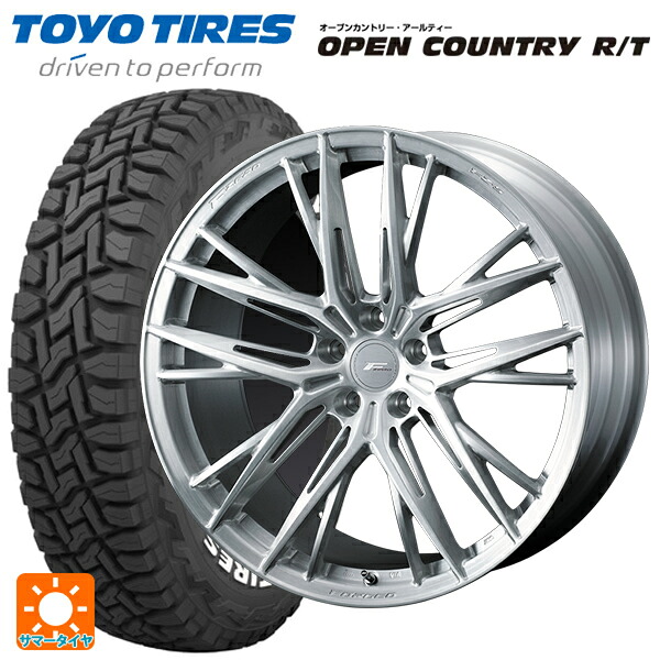 トヨタ ハリアー(80系)用 225/60R18 100Q トーヨー オープンカントリー RT ホワイトレター ウェッズ エフゼロ FZ-5 BRUSHED 新品サマータイヤホイール 4本セット