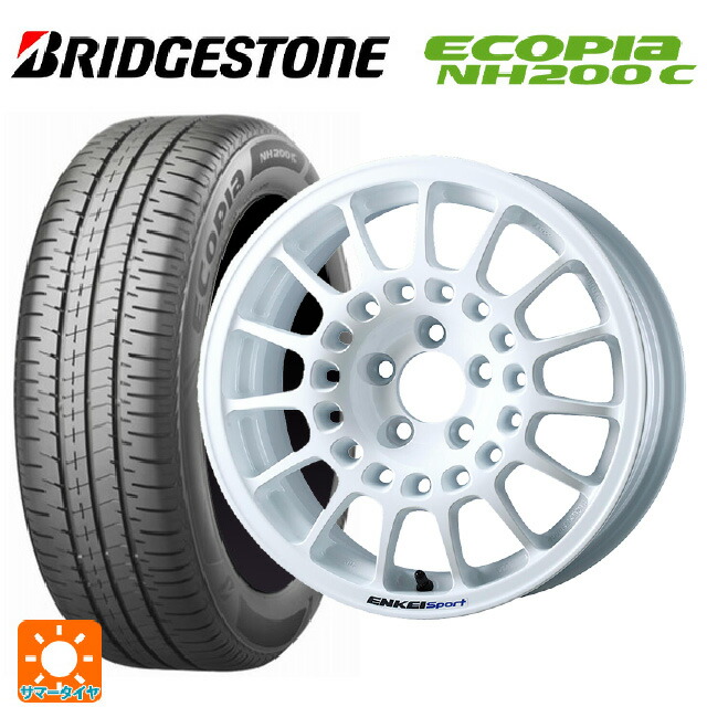 175/65R15 84H ブリヂストン エコピア NH200C 正規品 # エンケイ エンケイスポーツ RC-G5 White 15-6.5J 国産車用 サマータイヤホイール4本セット 102,850円