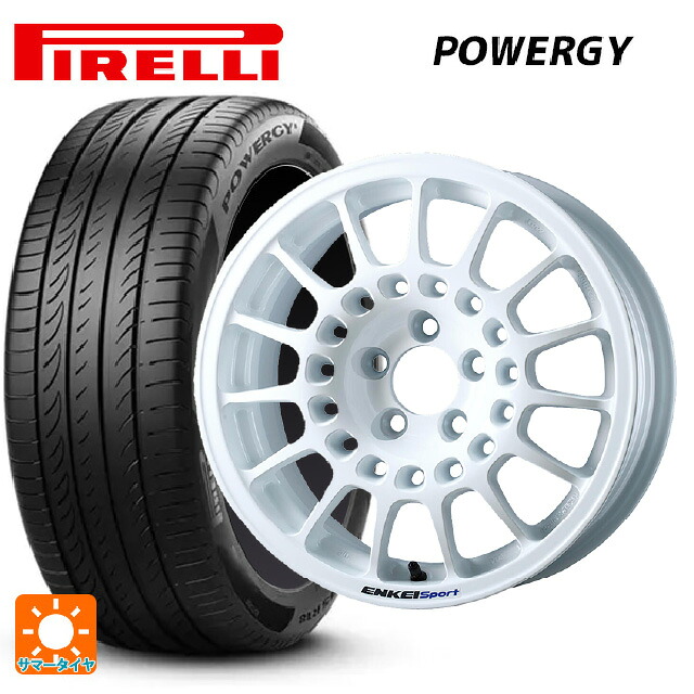 205/65R15 94V ピレリ パワジー 正規品 エンケイ エンケイスポーツ RC-G5 White 15-6.5J 国産車用 サマータイヤホイール4本セット