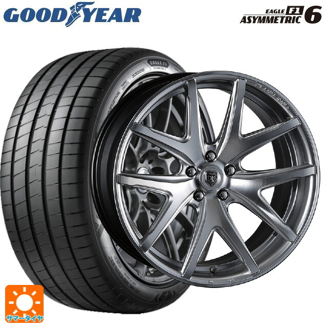 225/40R19 93Y XL グッドイヤー イーグル F1 アシメトリック6 クリムソン ヴィエリ FF HS/ポリッシュ 19-8J 国産車用 サマータイヤホイール4本セット
