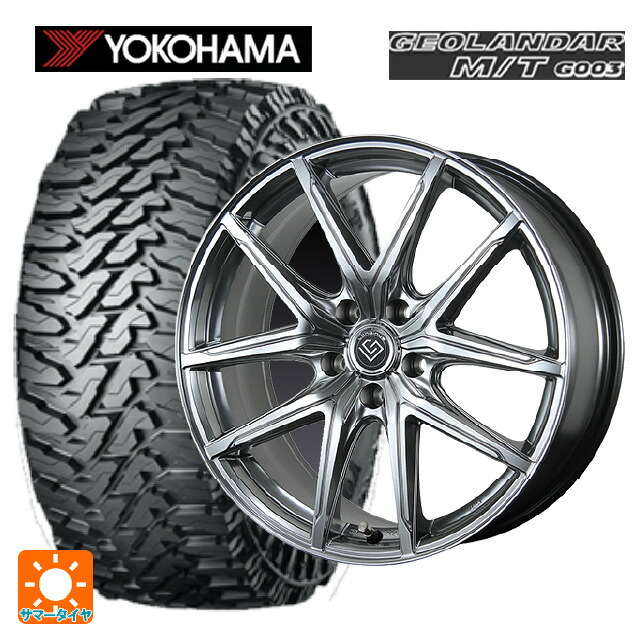 トヨタ RAV4(50系)用 225/65R17 107/103Q ヨコハマ ジオランダー M/T G003 正規品 トピー ロンギヌス アールイーエックス H/S 新品サマータイヤホイール 4本セット