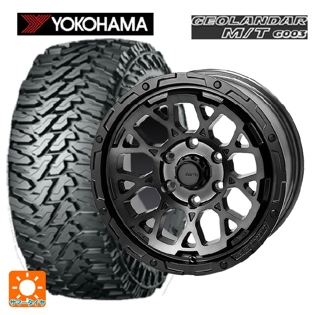 225/70R16 103S ヨコハマ ジオランダー M/T G003 正規品 4×4エンジニアリング エアーG ロックス ゴーストエディション ゴーストエディション 16-7J 国産車用 サマータイヤホイール4本セット