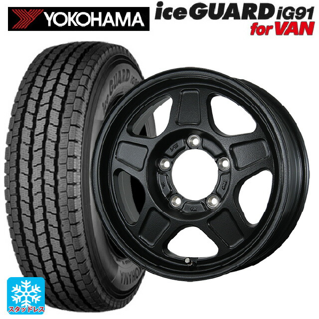 スズキ ジムニーシエラ(74系)用 225/70R16 117/115L ヨコハマ アイスガード IG91 for VAN トピー ランドフット GWD R/B 新品スタッドレスタイヤホイール 5本セット｜タイヤホイール専門店コニシタイヤ