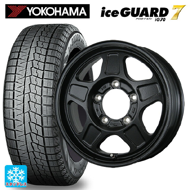 2025年製 215/65R16 98Q ヨコハマ アイスガード7(IG70) # トピー ランドフット GWD # R/B 16-5.5J 国産車用 スタッドレスタイヤホイール4本セット