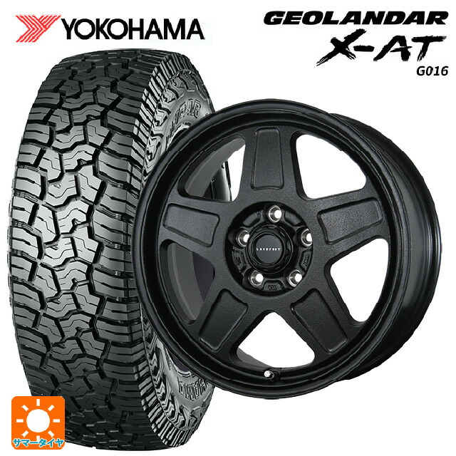 ジープ ラングラー(ＪＬ系)用 245/75R17 121/118Q ヨコハマ ジオランダー X-AT G016 ブラックレター 正規品 トピー ランドフット GWD # R/B 新品サマータイヤホイール 4本セット