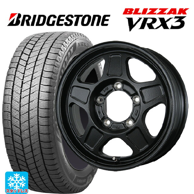 スズキ ジムニー(64系)用 215/70R16 100Q ブリヂストン ブリザック VRX3 正規品 # トピー ランドフット GWD R/B 新品スタッドレスタイヤホイール 5本セット｜タイヤホイール専門店コニシタイヤ