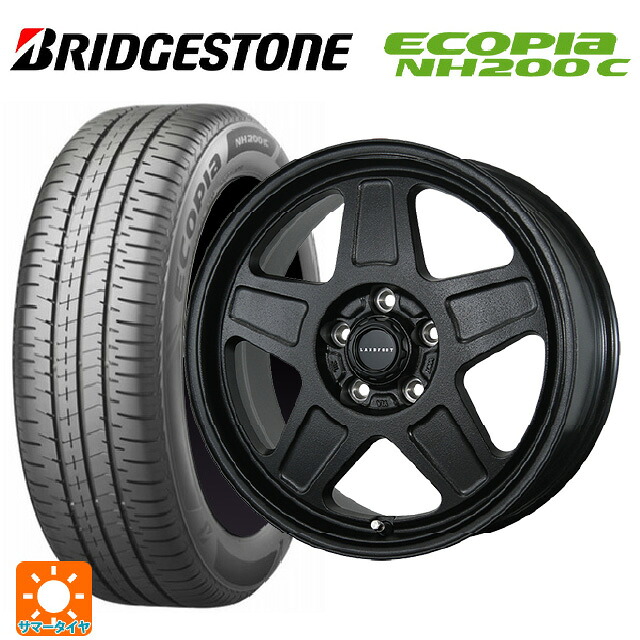 2024年製 195/45R17 81W ブリヂストン エコピア NH200C 正規品 # トピー ランドフット GWD # R/B 17-7J 国産車用 サマータイヤホイール4本セット