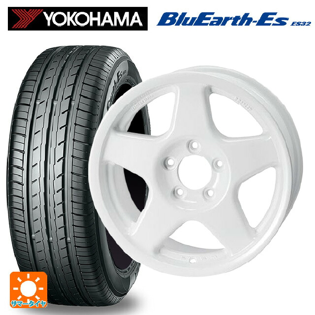 215/65R16 98H ヨコハマ ブルーアースEs ES32 4×4エンジニアリング ブラッドレーV パールホワイト 16-6J 国産車用 サマータイヤホイール4本セット|タイヤホイール専門店コニシタイヤ
