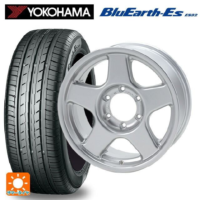 215/65R16 98H ヨコハマ ブルーアースEs ES32 4×4エンジニアリング ブラッドレーV ブライトシルバー 16-6J 国産車用 サマータイヤホイール4本セット|タイヤホイール専門店コニシタイヤ