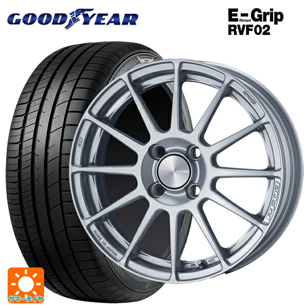 165/60R15 77H グッドイヤー エフィシェントグリップ RVF02 エンケイ パフォーマンスライン PF03 スパークルシルバー 15-5J 国産車用 サマータイヤホイール4本セット｜タイヤホイール専門店コニシタイヤ