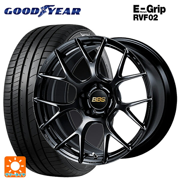 マツダ CX-5(KM系)用 225/55R19 103W XL グッドイヤー エフィシェントグリップ RVF02 BBS RE-V7 BK 新品サマータイヤホイール 4本セット|タイヤホイール専門店コニシタイヤ