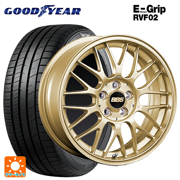 215/60R16 95H グッドイヤー エフィシェントグリップ RVF02 BBS RG-F GL 16-6.5J 国産車用 サマータイヤホイール4本セット