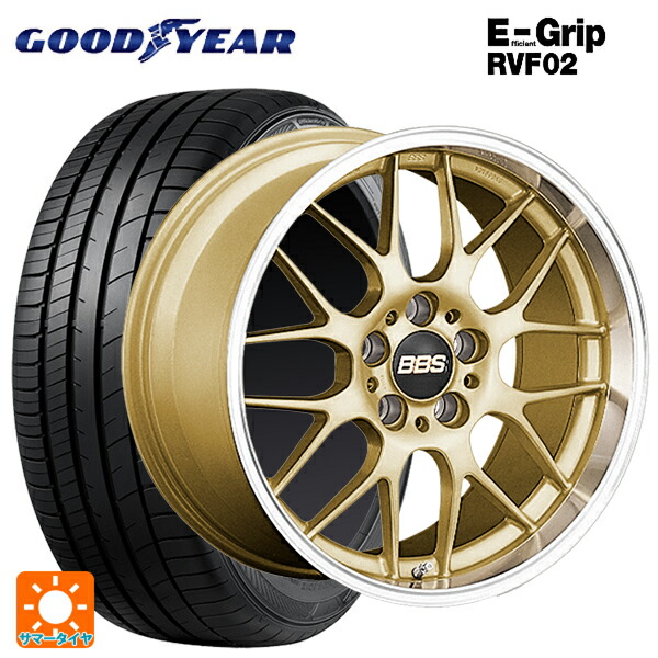ホンダ ZR-V(RZ4)用 215/60R17 100H XL グッドイヤー エフィシェントグリップ RVF02 BBS RG-R GLD 新品サマータイヤホイール 4本セット