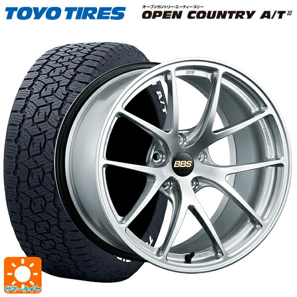 トヨタ bZ4X(11/15系)用 235/60R18 103H トーヨー オープンカントリー AT3 ホワイトレター BBS RI-A DS 新品サマータイヤホイール 4本セット