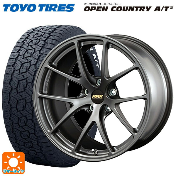 トヨタ bZ4X(11/15系)用 235/60R18 103H トーヨー オープンカントリー AT3 ホワイトレター BBS RI-A MGR 新品サマータイヤホイール 4本セット
