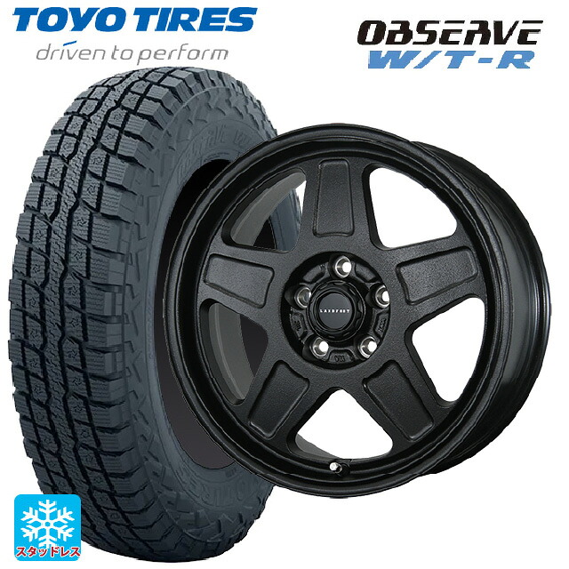 225/70R16 102/99Q トーヨー オブザーブ W/T-R トピー ランドフット GWD # R/B 16-7J 国産車用 スタッドレスタイヤホイール4本セット