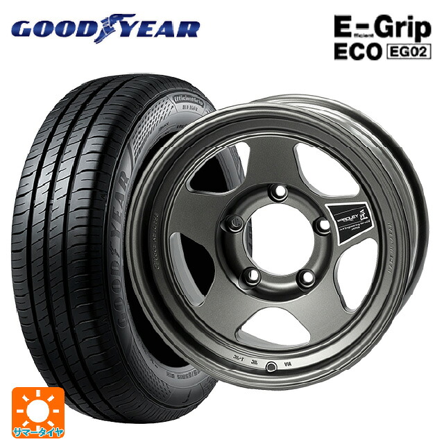 215/65R16 98H グッドイヤー エフィシェントグリップ エコ EG02 4×4エンジニアリング ブラッドレーフォージド 匠(タクミ マットディープグレイ 16-6.5J 国産車用 サマータイヤホイール4本セット
