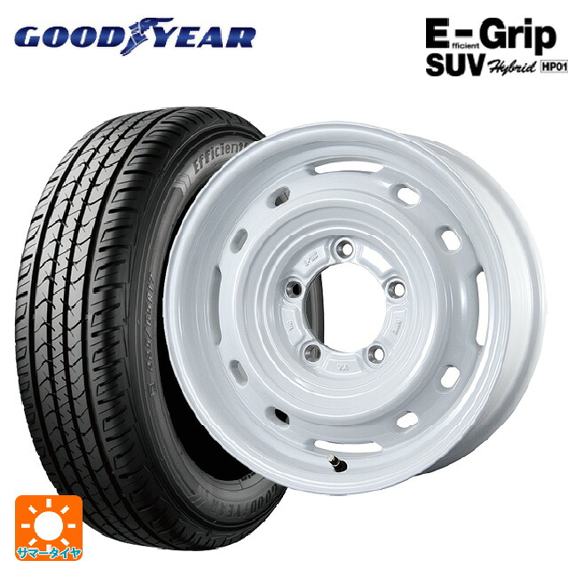 スズキ ジムニー(64系)用 175/80R16 91S グッドイヤー エフィシェントグリップSUV HP01 トピー ランドフット XFG WH 新品サマータイヤホイール 4本セット｜タイヤホイール専門店コニシタイヤ