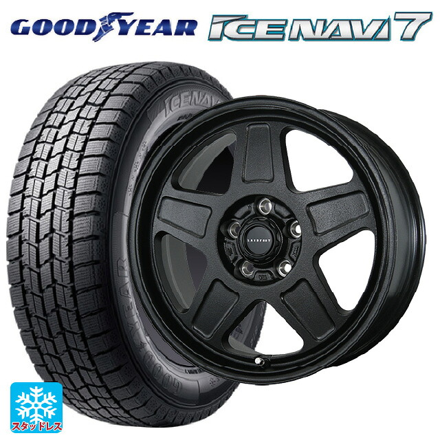 トヨタ プリウス(60系)用 2024年製 195/60R17 90Q グッドイヤー アイスナビ7(数量限定) トピー ランドフット GWD R/B 新品スタッドレスタイヤホイール 4本セット｜タイヤホイール専門店コニシタイヤ
