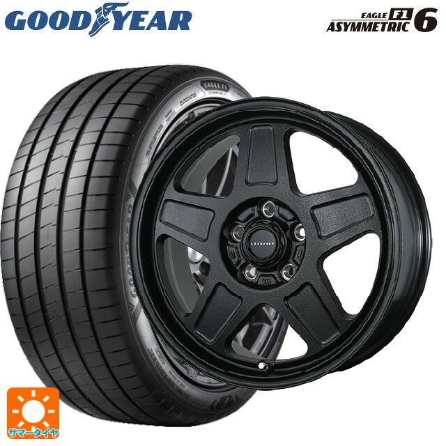225/55R17 97Y グッドイヤー イーグル F1 アシメトリック6 トピー ランドフット GWD # R/B 17-7J 国産車用 サマータイヤホイール4本セット