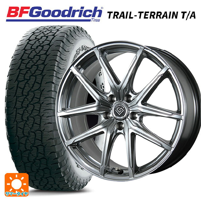 トヨタ RAV4(50系)用 225/65R17 102T BFグッドリッチ トレイルテレーン T/A ホワイトレター 正規品 # トピー ロンギヌス アールイーエックス H/S 新品サマータイヤホイール 4本セット|タイヤホイール専門店コニシタイヤ