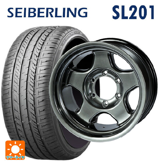 215/50R17 95V XL セイバーリング セイバーリング SL201(ブリヂストン工場生産） 4×4エンジニアリング ブラッドレーV ハイパーブラック2 17-7J 国産車用 サマータイヤホイール4本セット