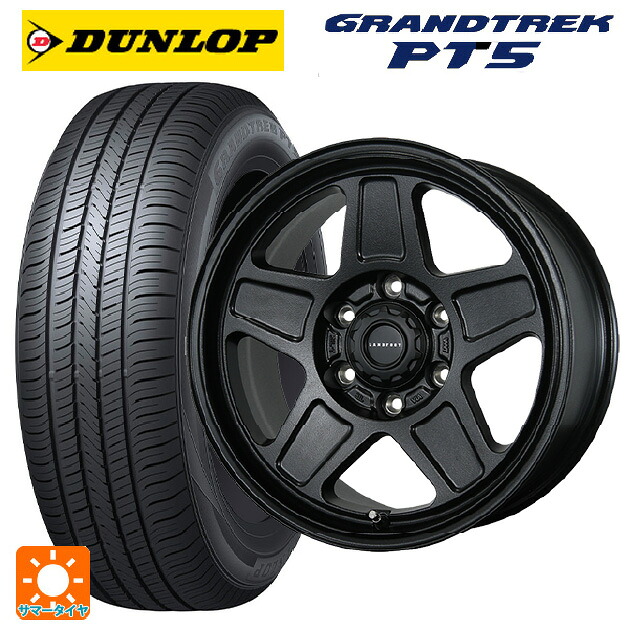 トヨタ ランドクルーザーFJ(240系)用 265/70R17 115S ダンロップ グラントレックPT5 トピー ランドフット GWD R/B 新品サマータイヤホイール 4本セット｜タイヤホイール専門店コニシタイヤ
