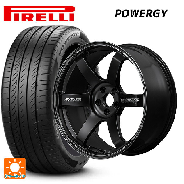 225/50R18 99W XL ピレリ パワジー 正規品 レイズ ボルクレーシング TE37サーガ S-プラス ブラックシャドー PH 18-7.5J 国産車用 サマータイヤホイール4本セット