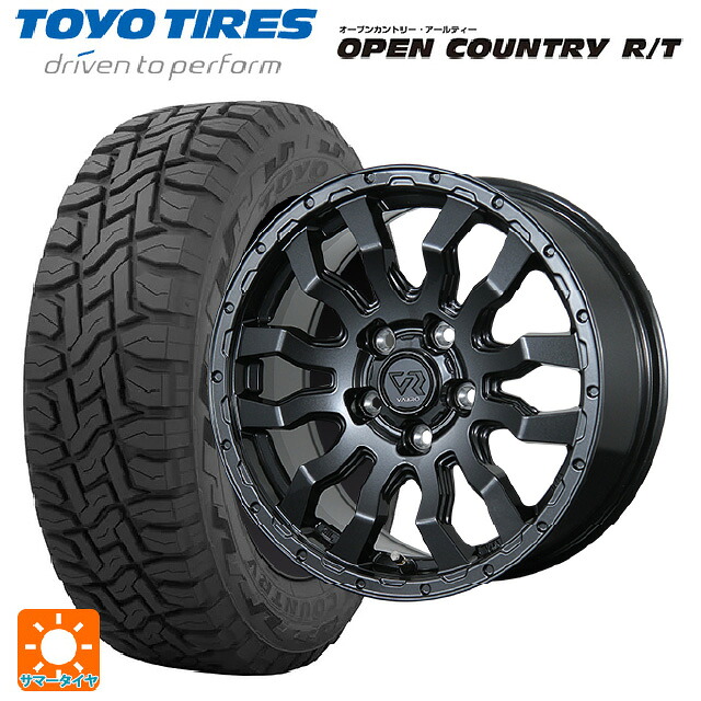 215/70R16 100Q トーヨー オープンカントリー RT ブラックレター トピー ヴァブロ RR-01 # GM 16-7J 国産車用 サマータイヤホイール4本セット