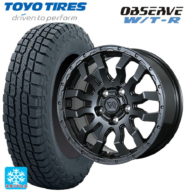 225/70R16 102/99Q トーヨー オブザーブ W/T-R トピー ヴァブロ RR-01 # GM 16-7J 国産車用 スタッドレスタイヤホイール4本セット