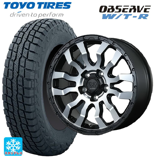 225/70R16 102/99Q トーヨー オブザーブ W/T-R トピー ヴァブロ RR-01 # MC 16-7J 国産車用 スタッドレスタイヤホイール4本セット