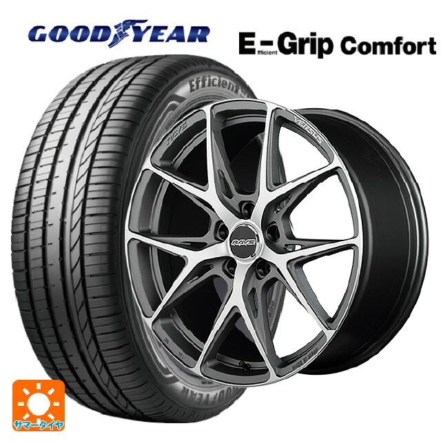 225/40R19 93W XL グッドイヤー エフィシェントグリップ コンフォート レイズ ベルサス クラフトコレクション VV21S G8J 19-8J 国産車用 サマータイヤホイール4本セット