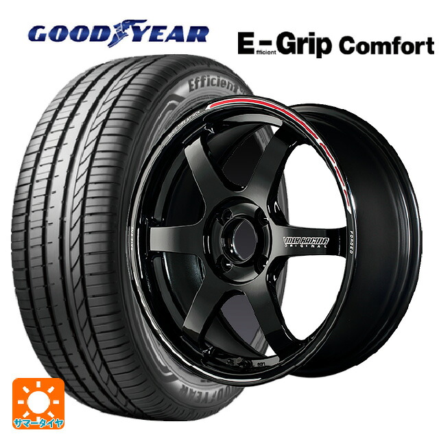 165/45R16 74V XL グッドイヤー エフィシェントグリップ コンフォート レイズ ボルクレーシング TE37ソニック タイムアタックエディション KR 16-5.5J 国産車用 サマータイヤホイール4本セット