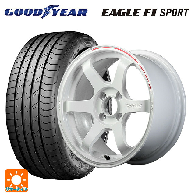 195/50R16 84V グッドイヤー イーグルF1 スポーツ レイズ ボルクレーシング TE37ソニック タイムアタックエディション WR 16-6J 国産車用 サマータイヤホイール4本セット 135,770円