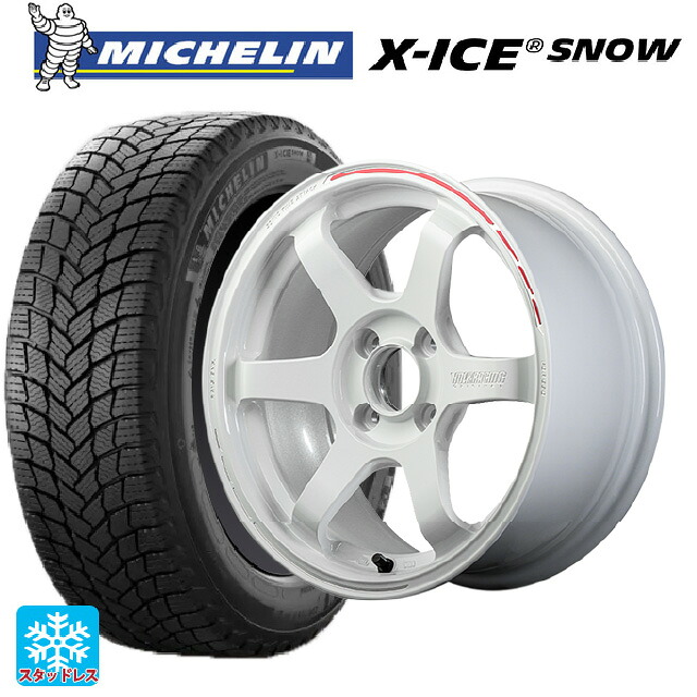 185/60R16 86H ミシュラン エックスアイス スノー 正規品 レイズ ボルクレーシング TE37ソニック タイムアタックエディション WR 16-6J 国産車用 スタッドレスタイヤホイール4本セット