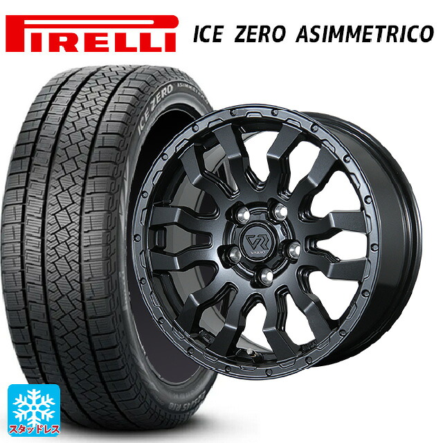 195/60R16 89H ピレリ アイスゼロ アシンメトリコ 正規品 トピー ヴァブロ RR-01 # GM 16-7J 国産車用 スタッドレスタイヤホイール4本セット